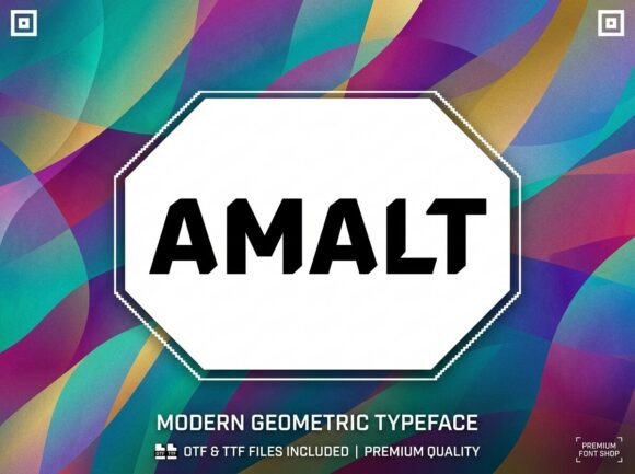 Amalt Font: A Modern Display Typeface for Web Designers