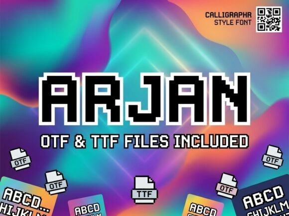 Arjan Font: A Nostalgic Typeface for Your Brand