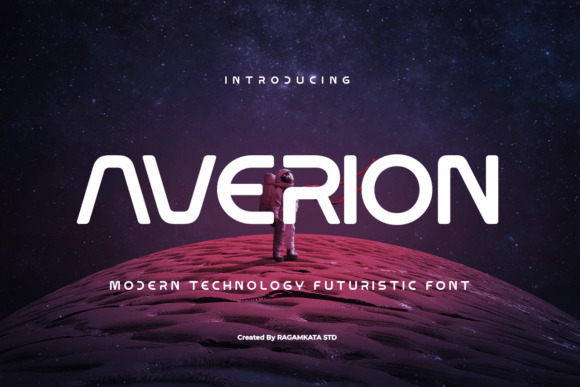 Averion Font: A Futuristic Typeface for Modern Branding Projects