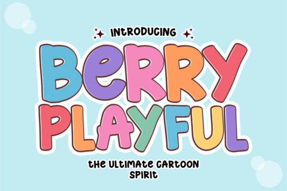Berry Playful Display Font for Vibrant Social Media Graphics