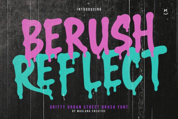 Berush Reflect Font for Bold, Handmade Designs