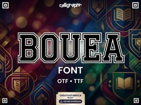 Bouea Font for Bold Branding and Display Design