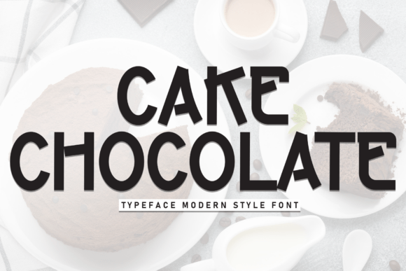 Cake Chocolate Font for Bold Branding and Modern Design