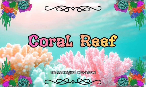 Coral Reef Font for a Playful Editorial Design