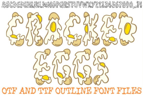 Cracked Egg Font for Unique Web Typography