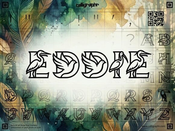 Eddie Font Review: A Display Typeface with Avian Elegance