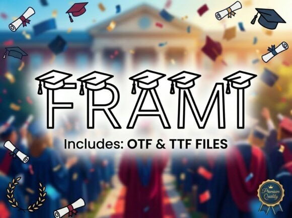 Frami Font: A Bold Display Type for Academic Triumph