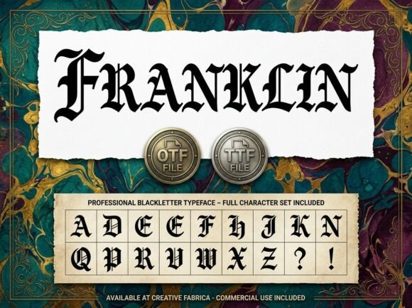 Franklin Font: A Display Typeface That Demands Attention