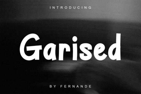 Garised Font: A Bold Display Typeface for Creative Makers