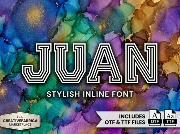 Juan Display Font for Creative Projects