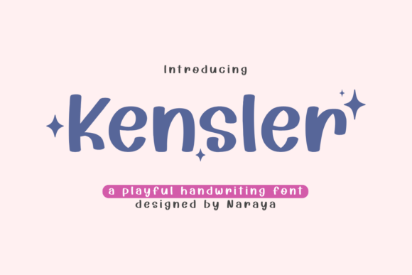 Kensler Display Font: A Handwritten Touch for Editorial Design