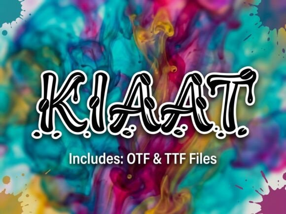 Kiaat: A Display Font with a Viscous Soul for Digital Branding
