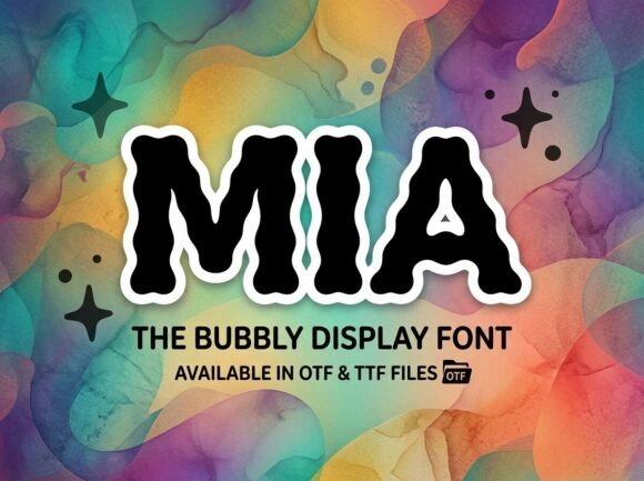 Mia Font Adds Playful Energy to Branding Projects