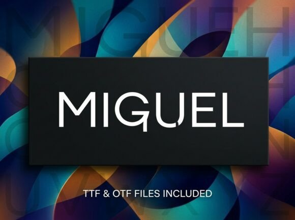 Miguel Font: A Bold Display Type for Creative Projects