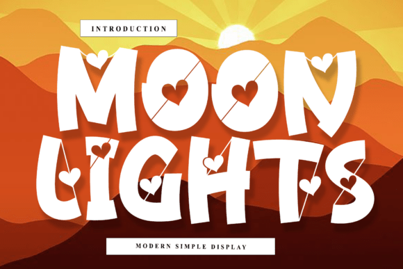 Moon Lights Font for Whimsical Branding and Design