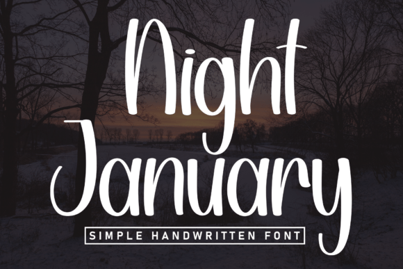 Night January: A Display Font That Captures Imagination