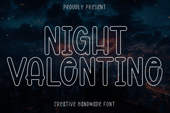 Night Valentine Font Adds Charm to Branding