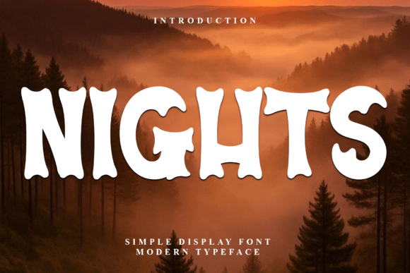 Nights Font Review: Bold and Mystical Display Type