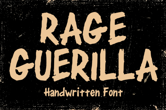 Rage Guerilla Font for High-Impact Branding Projects