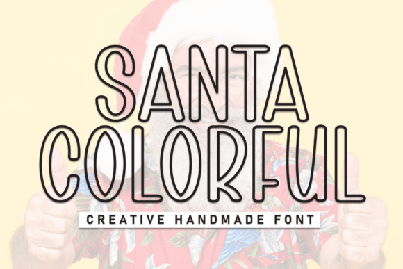 Santa Colorful Display Font for Professional Branding