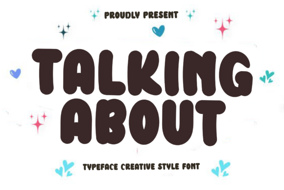 Talking About: A Festive Display Font for Holiday Campaigns