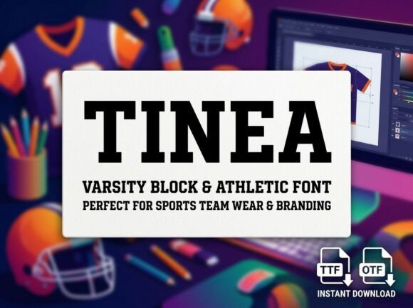 Tinea: The Powerhouse Display Font for Bold Branding