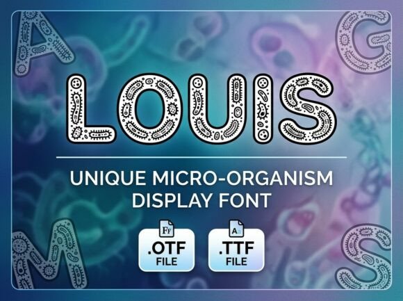 Using the Louis Display Font in Brand Design Projects