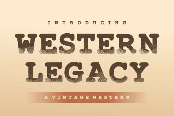 Western Legacy Font for a Bold Brand Identity